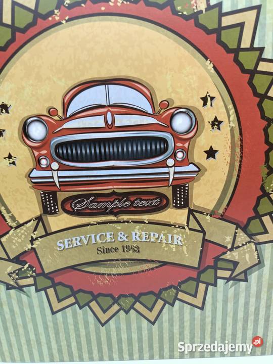 Szyld reklama blacha Garage Service Repair