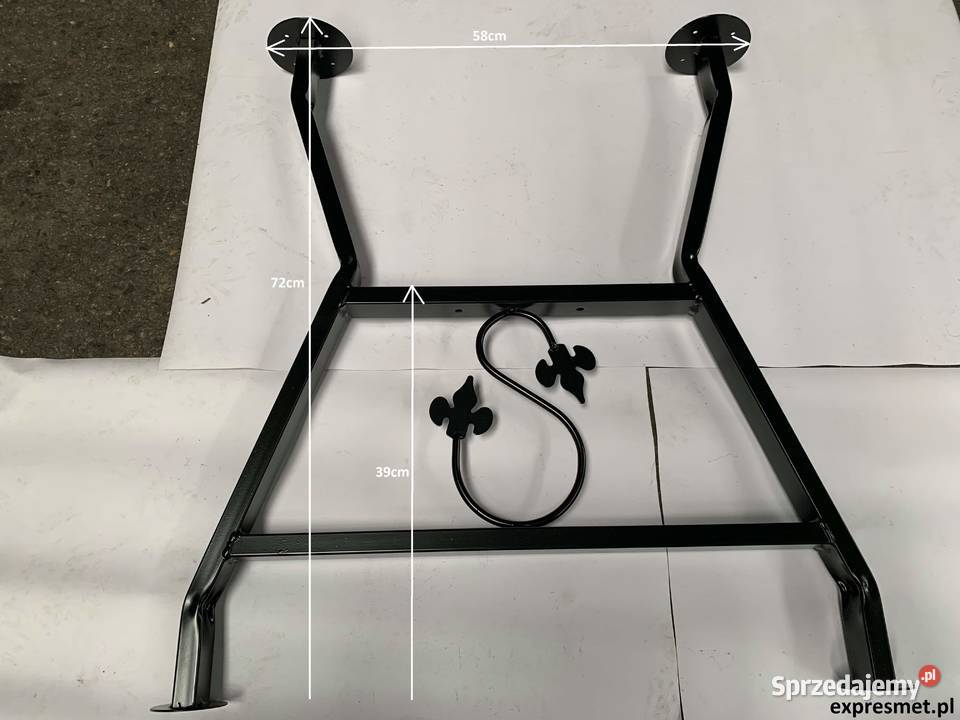 Nogi Noga stalowa do ławki stolika ogrodowego Rzeszotary
