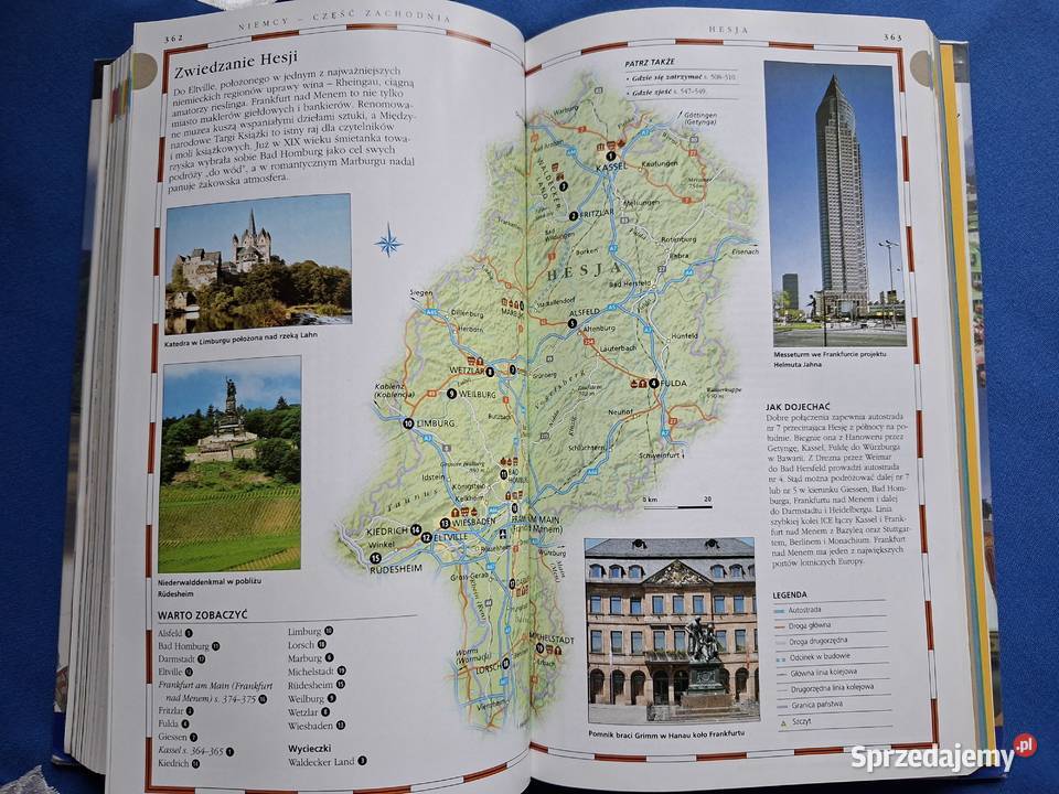 Niemcy Wiedza i Życie Mapy i przewodniki Mapy i przewodniki Kraków sprzedam
