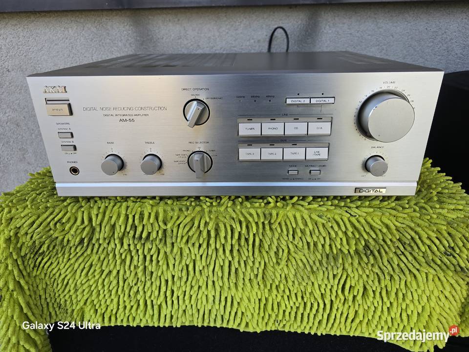 wzmacniacz akai am55 jedyny srebrny stereo z dac Audio Chełm Śląski