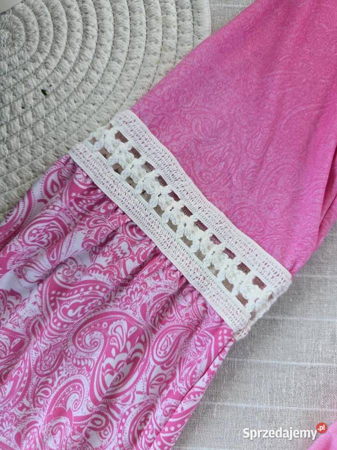 Sukienka wstawka boho Romantyczna Rybnik