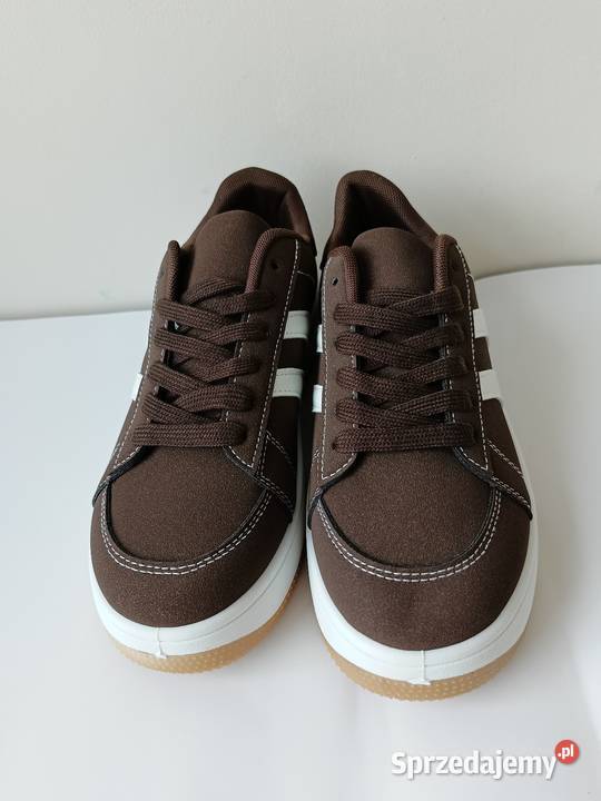 Sneakersy damskie brązowe rozmiar 40 wkładka 26 pomorskie