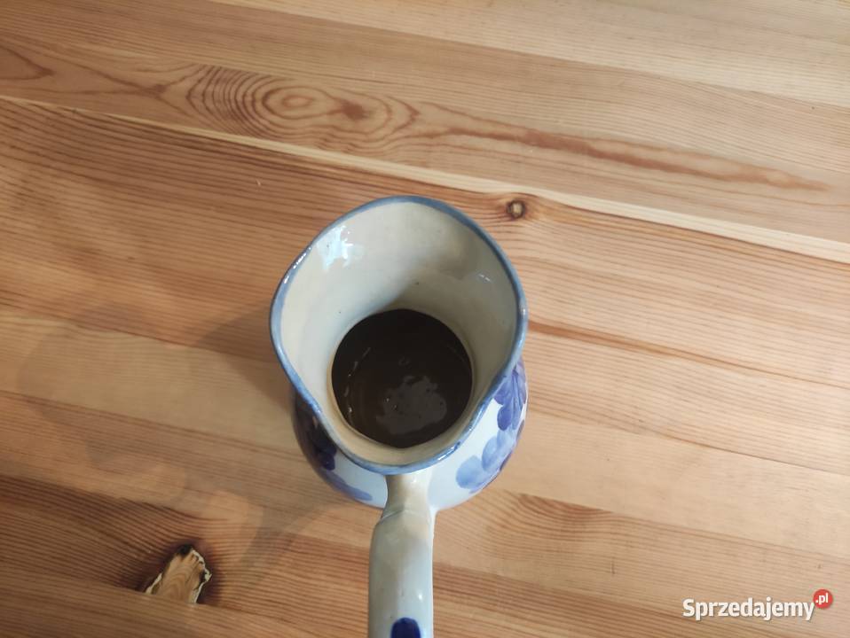 Dzbanek fajans Niemodlin śląskie Sosnowiec sprzedam