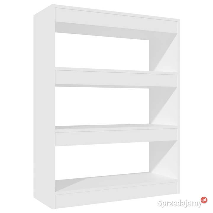 Regał na książkiprzegroda biały 80x30x103 sprzedam