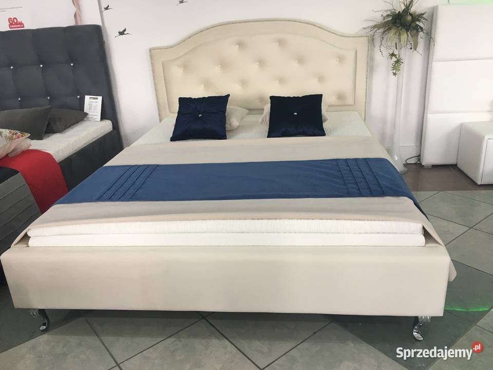160x200 Łóżko tapicerowane JASMIN kwintesencja