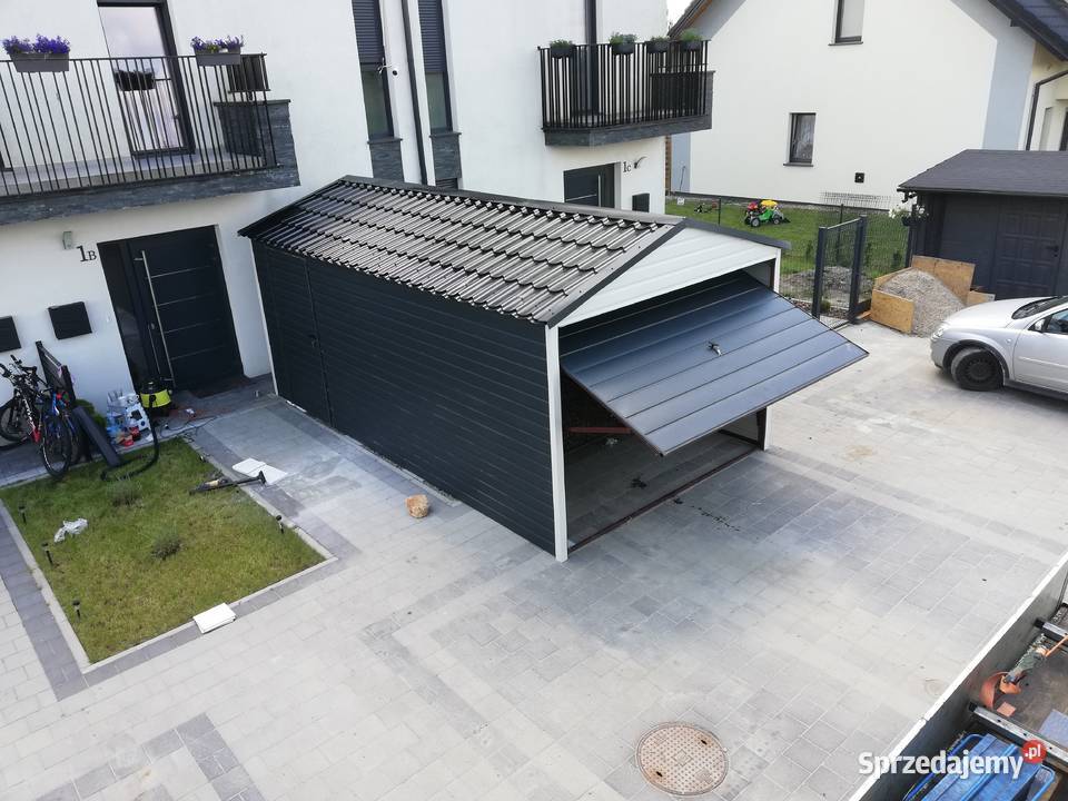 86AA Ładny Garaż Blaszany 3x6 Dach Sprzedaż Goleniów