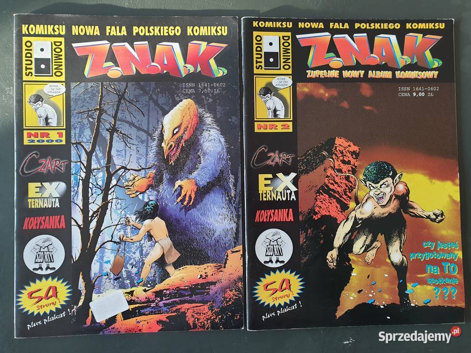 Czas Komiksu Fan Awantura Znak 5 magazynów Polskie Gdynia