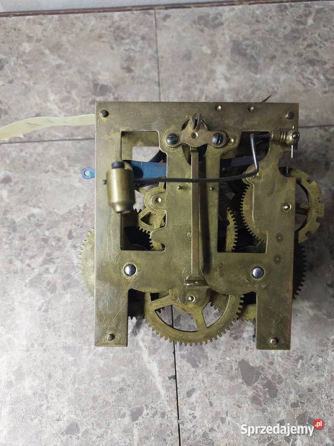 711 Mechanizm starego zegara ściennego Junghans Tczew