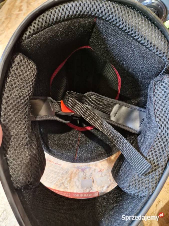 Kask Fgn Czarny Niebieski Biały Popielaty Głogowa