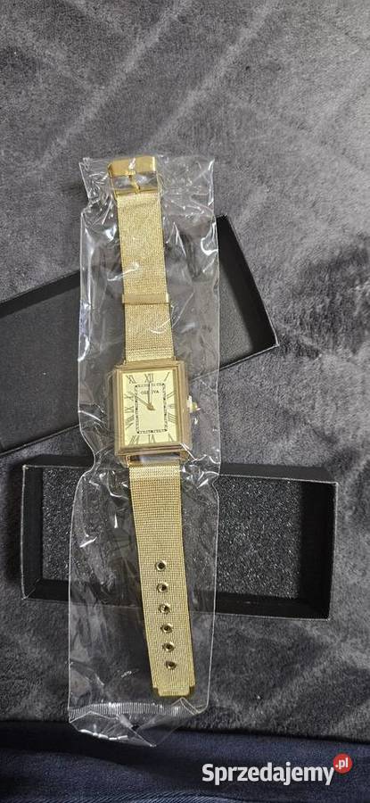 zegarek męski elegancki złotyNowy Geneva Zegarki i Biżuteria Siennica