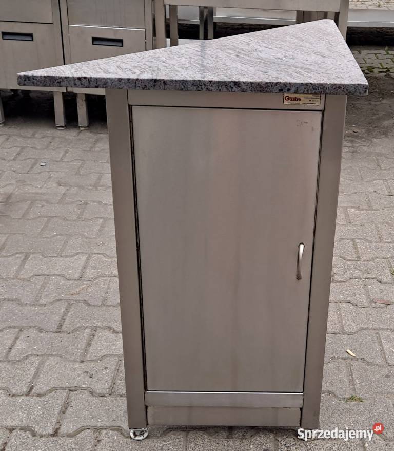 STÓŁ Z SZAFKĄ TRÓJKĄT BLAT GRANITOWY 606085 Nowe Skalmierzyce