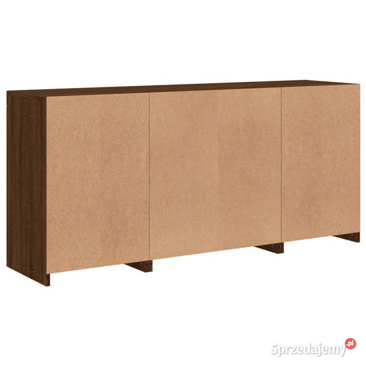 Szafka z oświetleniem LED brązowy dąb 1425x37x67 mazowieckie Warszawa