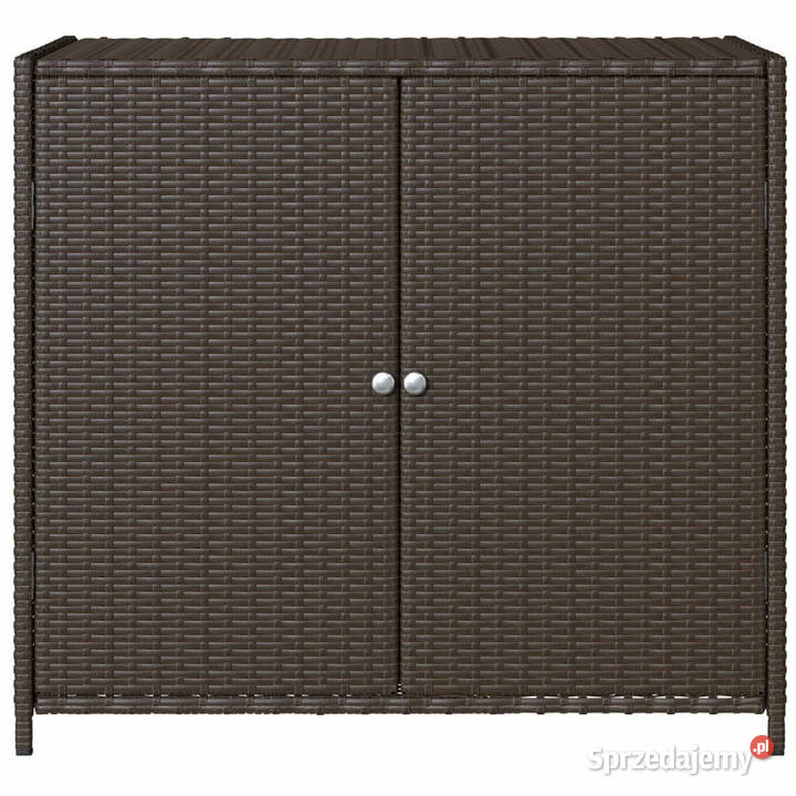 Szafka ogrodowa brązowa 83x45x76 polirattan mazowieckie