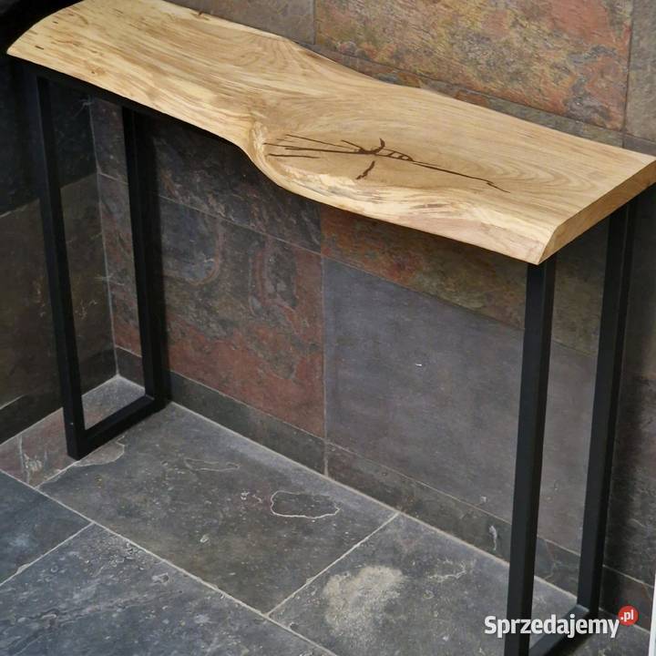 Konsola loft BLAT DĘBOWY NA WYMIAR naturalna warmińsko-mazurskie