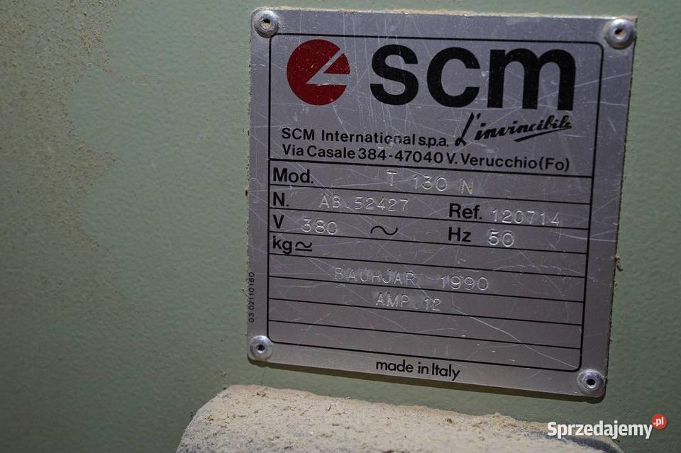 Frezarka dolnowrzecionowa SCM T130 Wieliczka