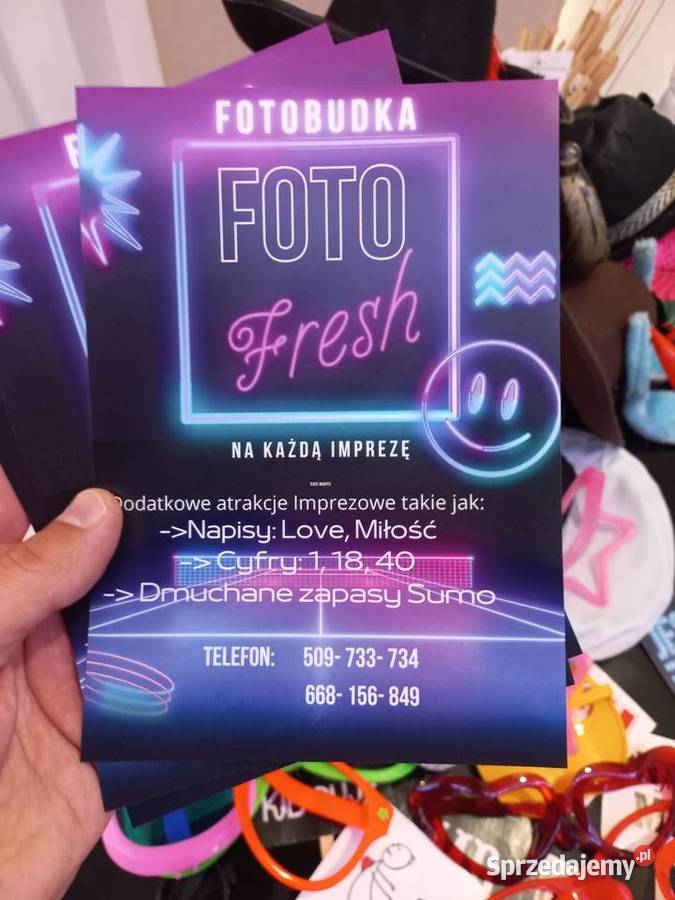 Fotobudka cyfry led 18 40 50 napis LOVE Miłość Częstochowa obsługa imprez