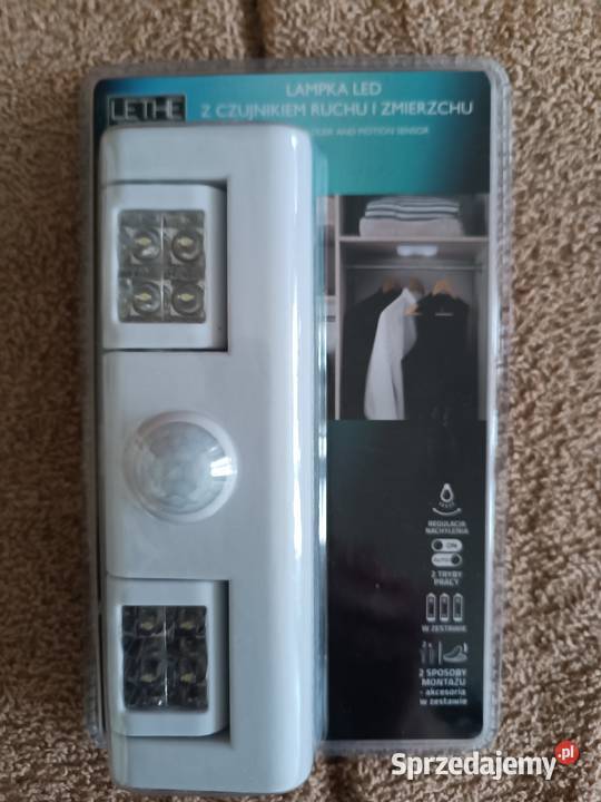 Lampa led z czujnikiem ruchu i zmierzchu Pozostałe Kędzierzyn-Koźle