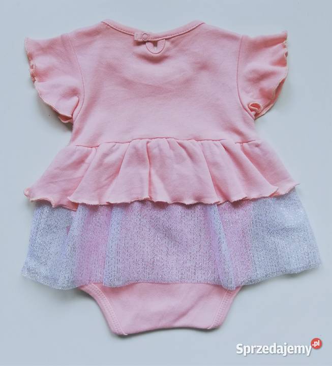 Sukienka body tiul kokardka falbanki Pabbuc 74 Katowice