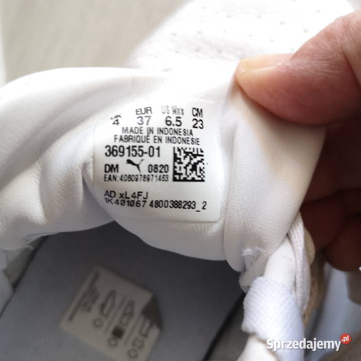 białe sneakersy skórzane puma 23cm Warszawa