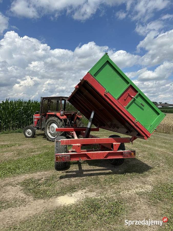 Przyczepa wywrotka kiper 3stronny 4 m solidna Pińczów
