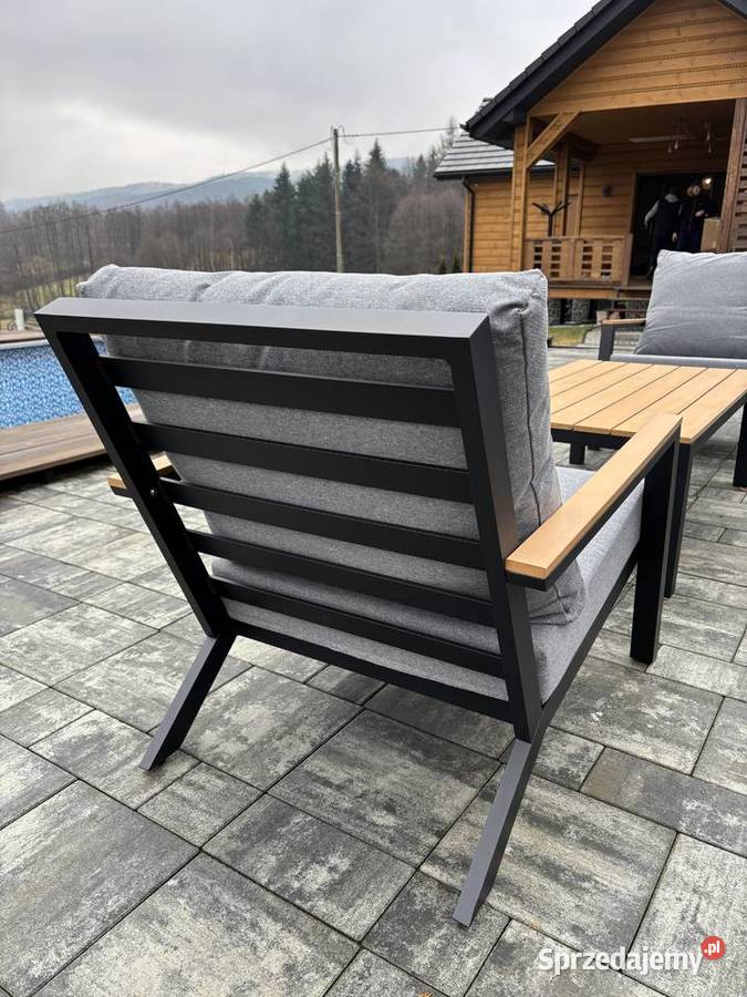 Meble ogrodowe tarasowe aluminiowe