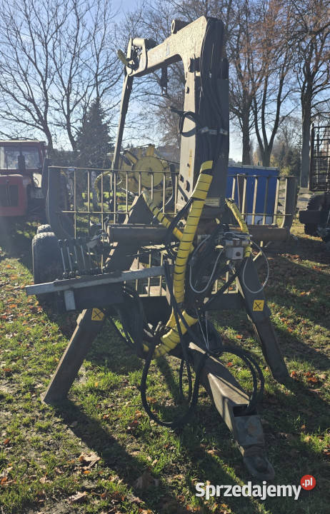 Przyczepa leśna KALLEFALL 15 Sweden z żurawiem i Litwinki