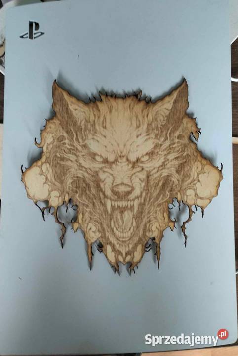 wsciekly wilk grawer na sklejce 23 Nowy Targ