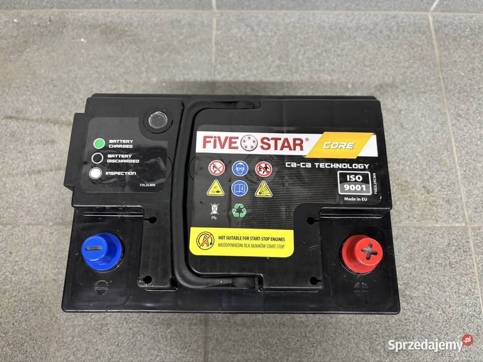 Akumulator samochodowy Five Star 62Ah 520A 12V Ursynów