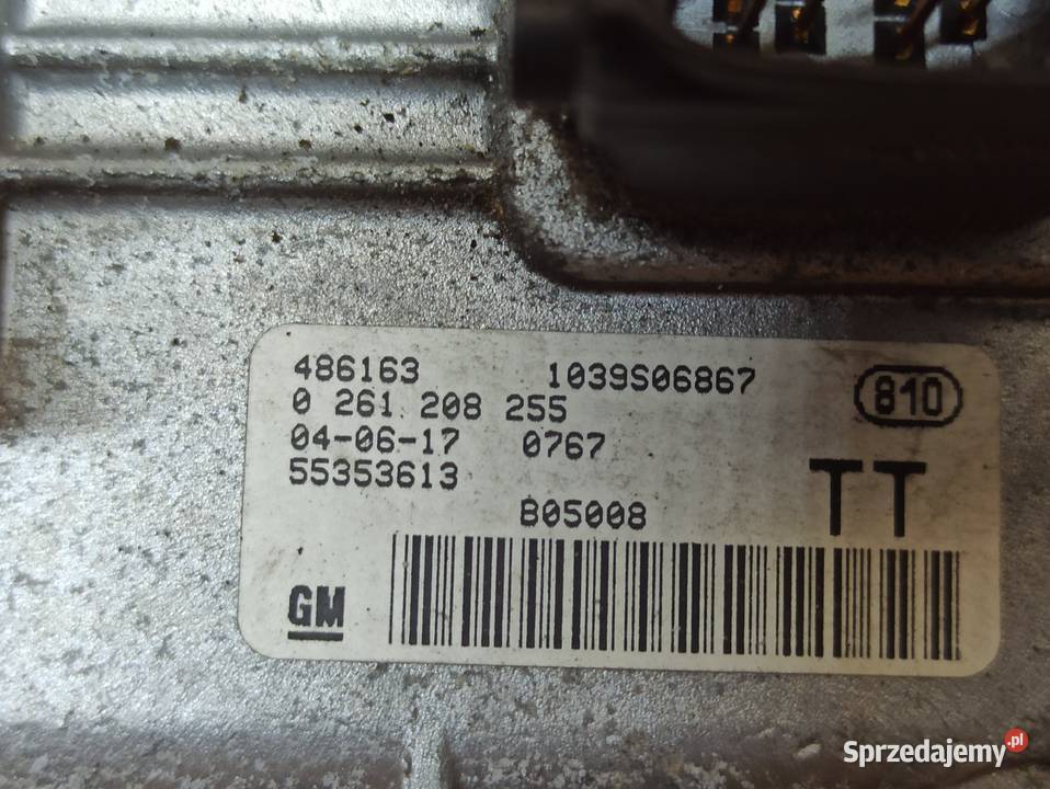 Sterownik komputer Bosch 0261208255 Opel Meriva Komputery Bolesławiec