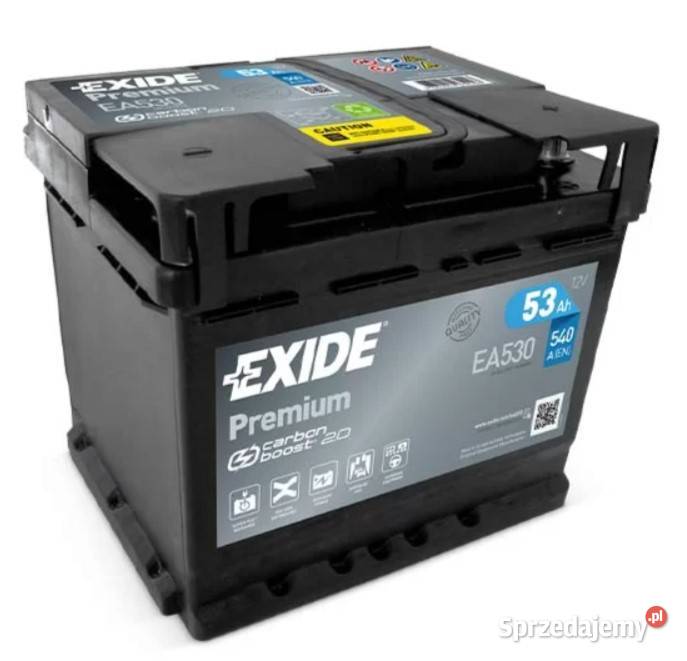 Akumulator Exide Premium 53Ah 540A PRAWY PLUS dolnośląskie