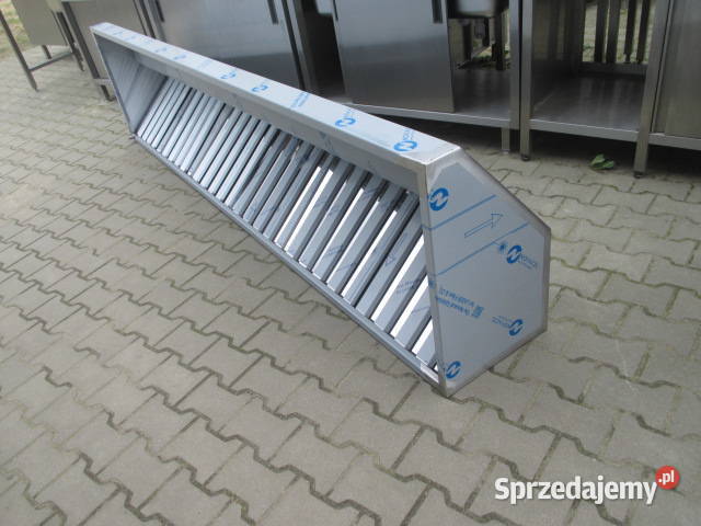 OKAP GASTRONOMICZNY TRAPEZOWY Z FILTRAMI 3007040