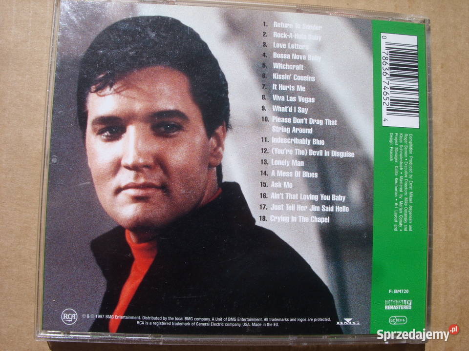 Płyta CD Rock ELVIS GOLD RECORDS Volume 4 1997 dolnośląskie Wołów