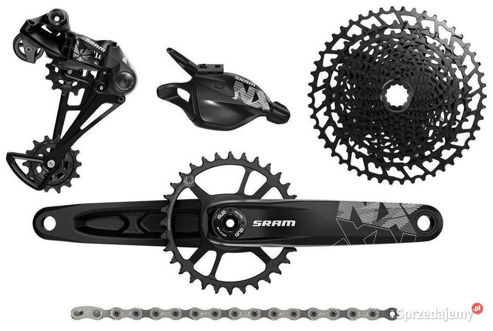 MTB SRAM NX Eagle DUB Kit 1x12 korba przerzutka manetka kase