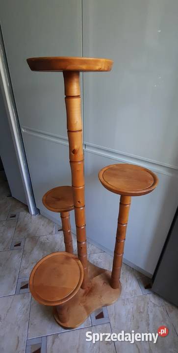 Kwietnik stojący 5 poziomów drewno zachodniopomorskie Koszalin