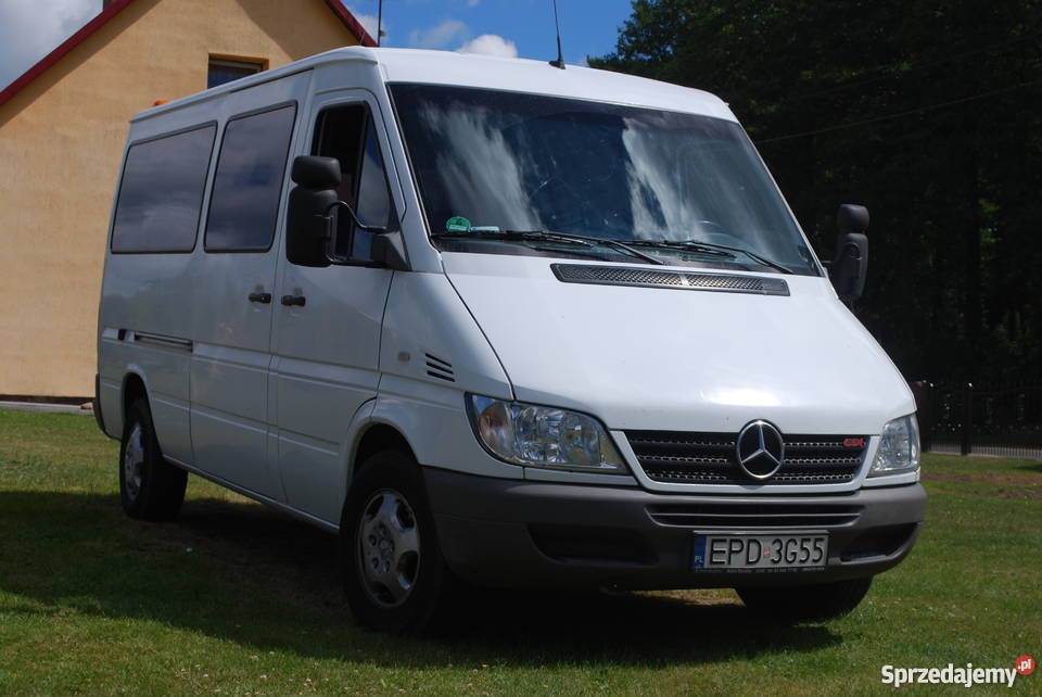 Mercedes Sprinter 27 cdi 316 9 osobowy 2003 277453km Łódź sprzedam