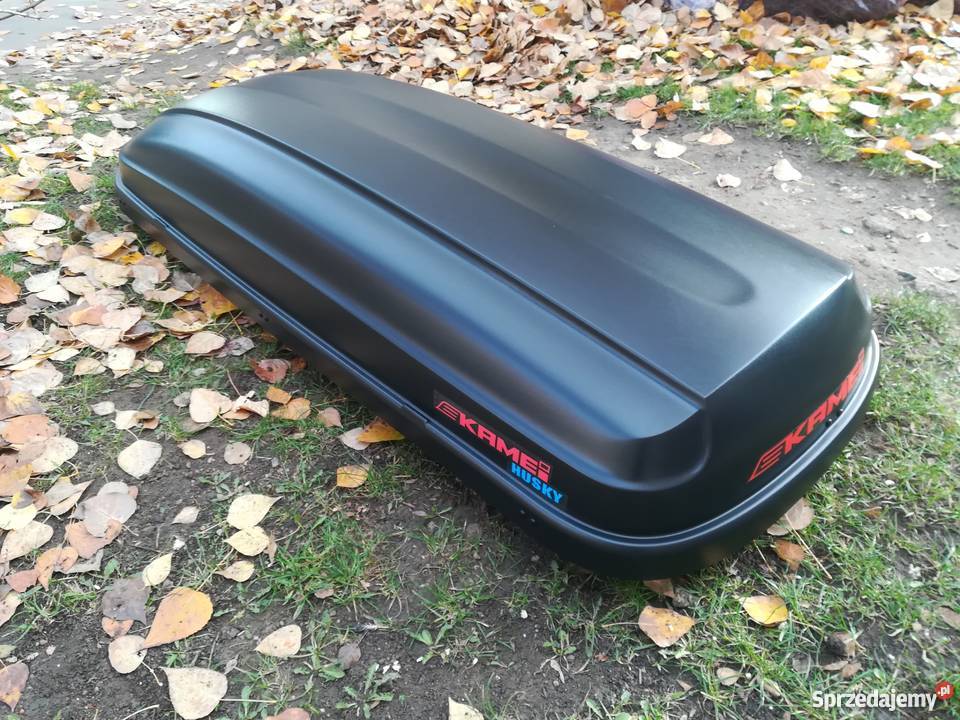 Box dachowy Kamei Husky L black carbon idealny Wrocław