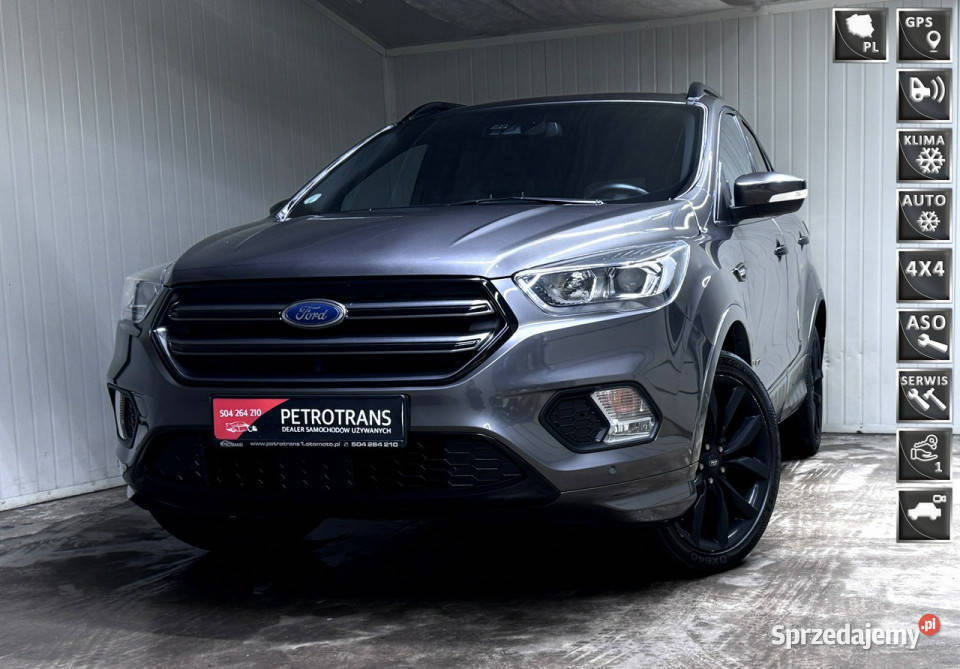 Ford Kuga 2.0 TDCI / 180KM LED ST-LINE 4x4 Nawigacja Kamera Asystent Parko…