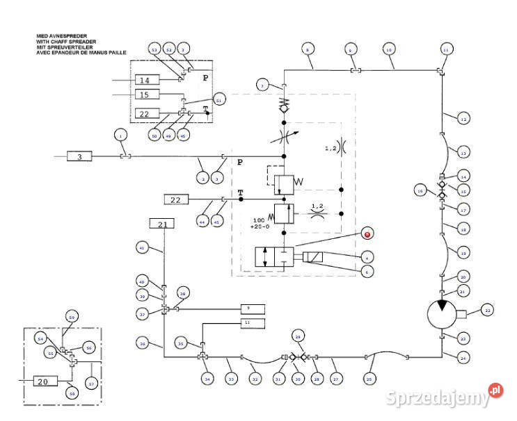 Massey Fergusson MF 30 32 hydromotor pompa Jastrzębniki