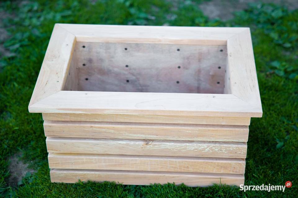 Donice ogrodowe drewniane Świderki sprzedam