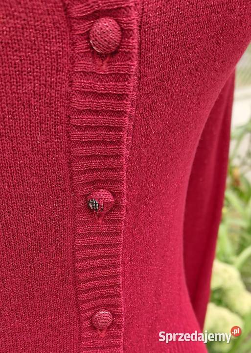 Sweter kardigan Reserved S 36 czerwony czerwony Szczecin sprzedam