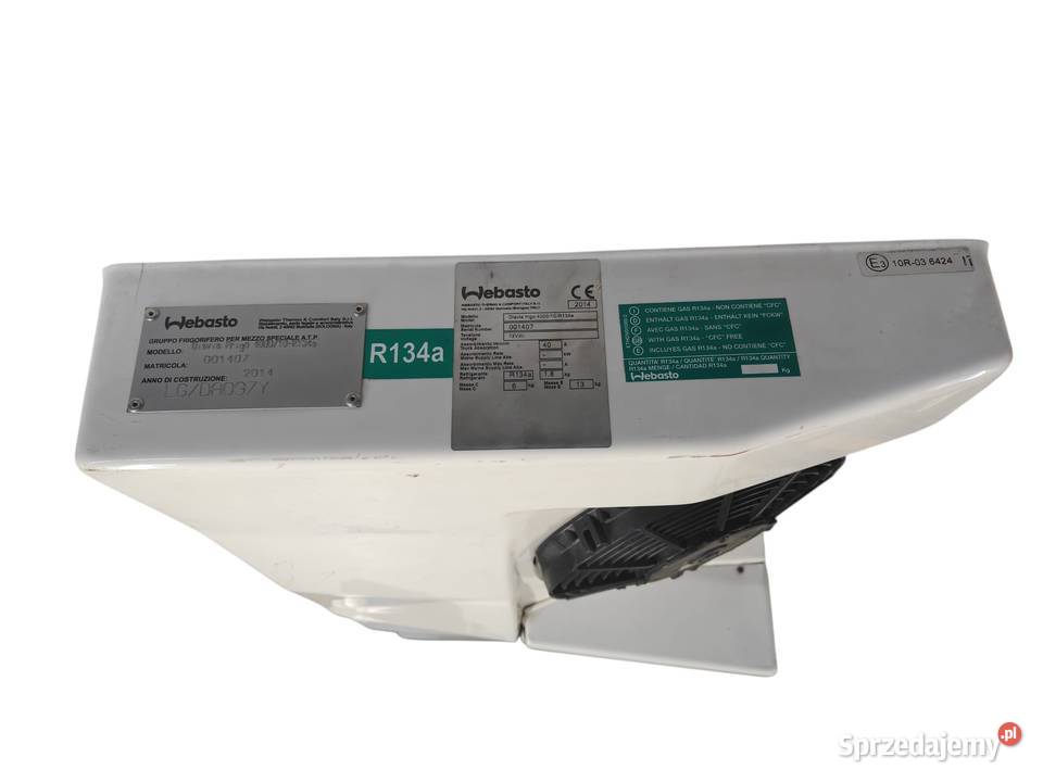 Webasto Diavia parownik chłodniczy Agregat R134a Łódź