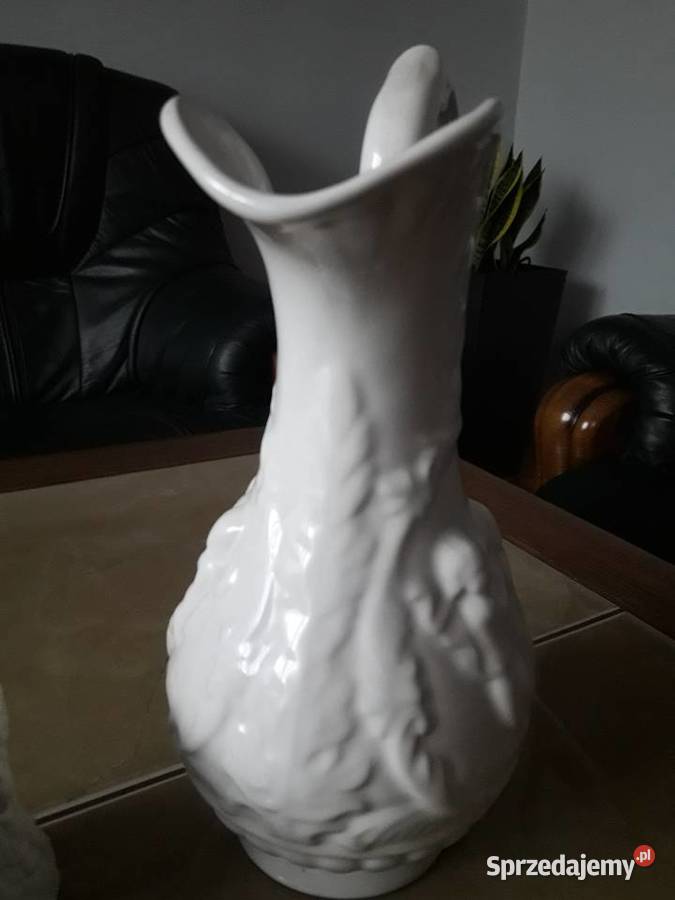 Komplet dzbanków porcelanowych Janów Lubelski