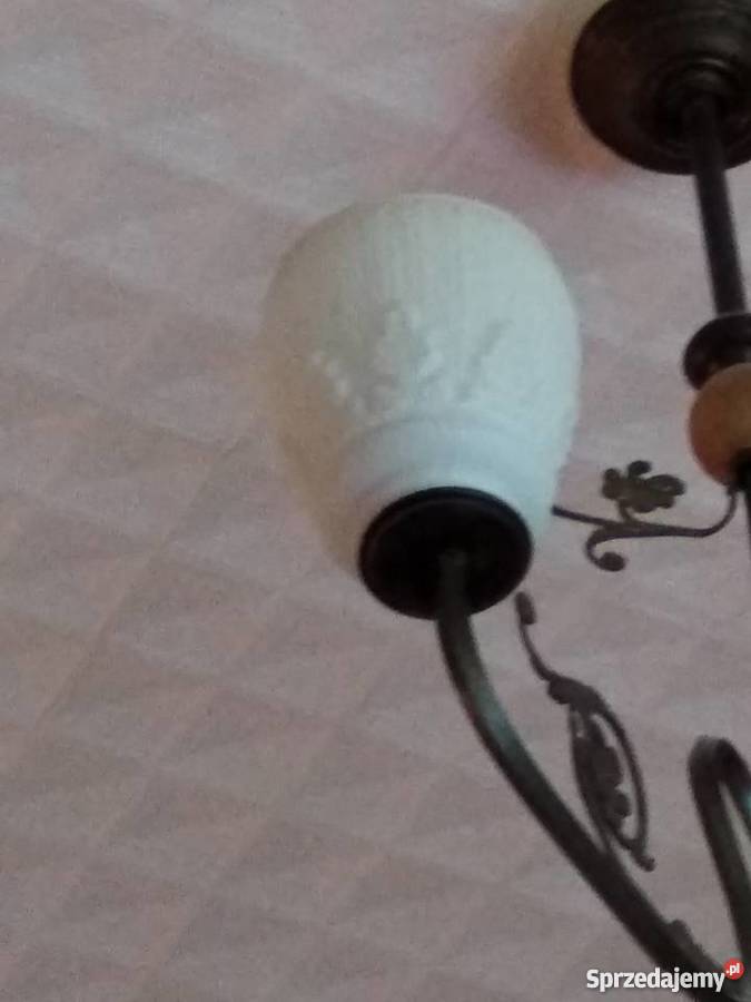 żyrandol stary antyk