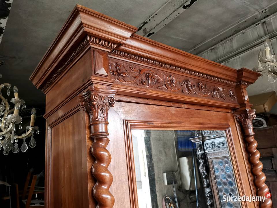 Pojedyncza wysoka szafa eklektyczna 254 spirale Wałbrzych sprzedam