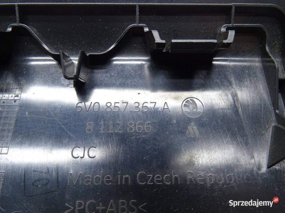 SCHOWEK OSŁONA AUX ZAPALNICZKA USB 6V0857367A