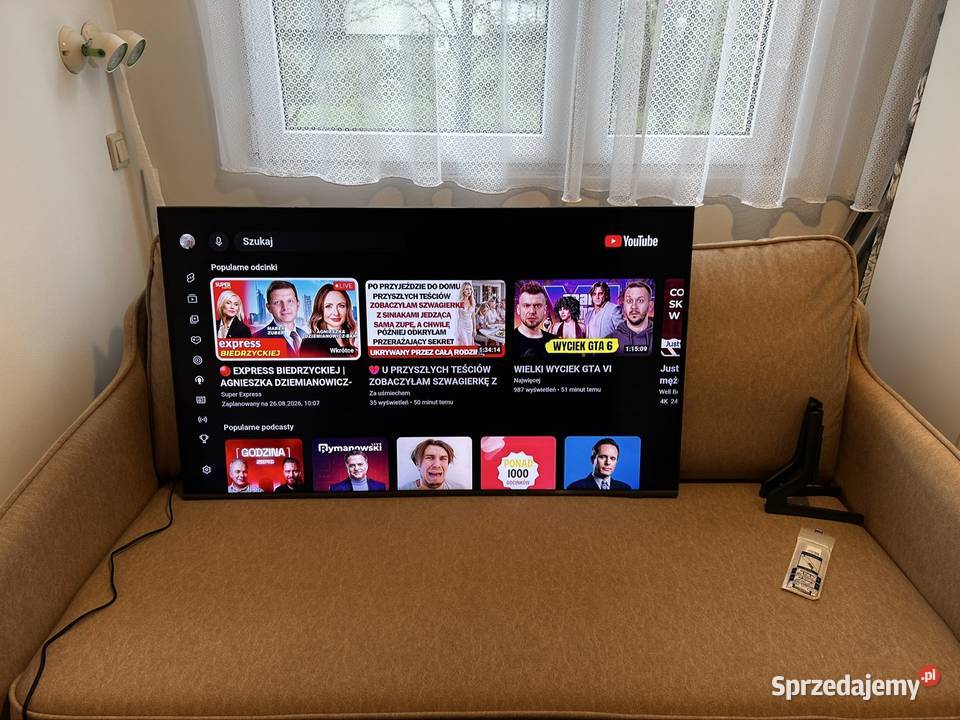Telewizor Samsung QE43Q68DAU 43 QLED 4K Tizen sprzedam