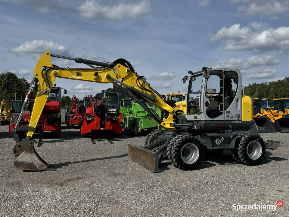 kołowa Wacker Neuson EW100 Pług Podpory 10 ton Widełki sprzedam