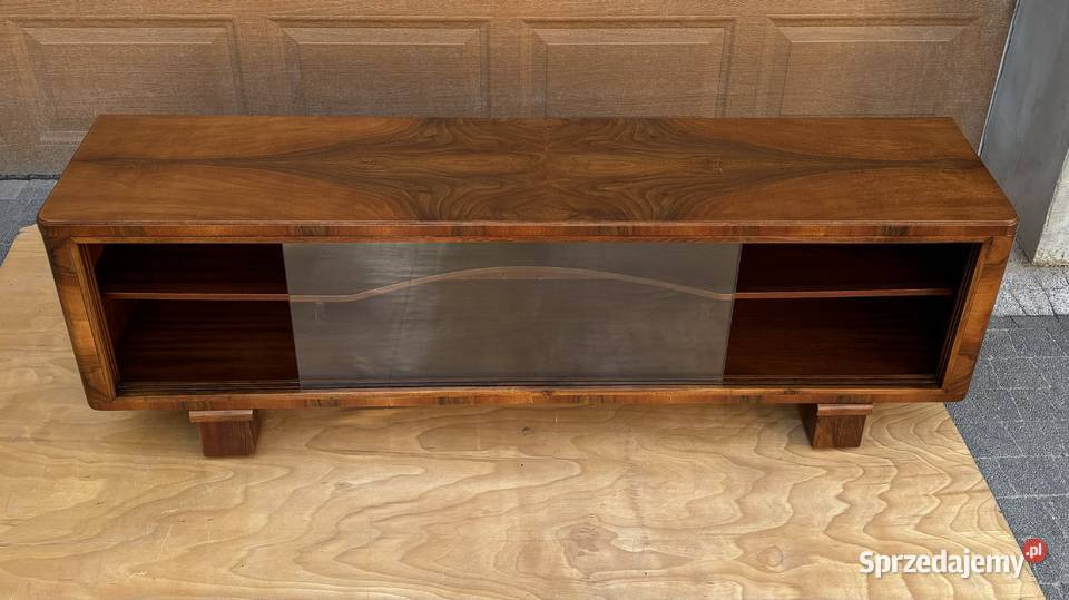 KomodaSzafka RTV Orzech 160 Art Deco Antyk mazowieckie