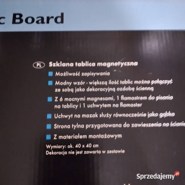 szklana tablica magnetyczna Pozostałe Bukowno