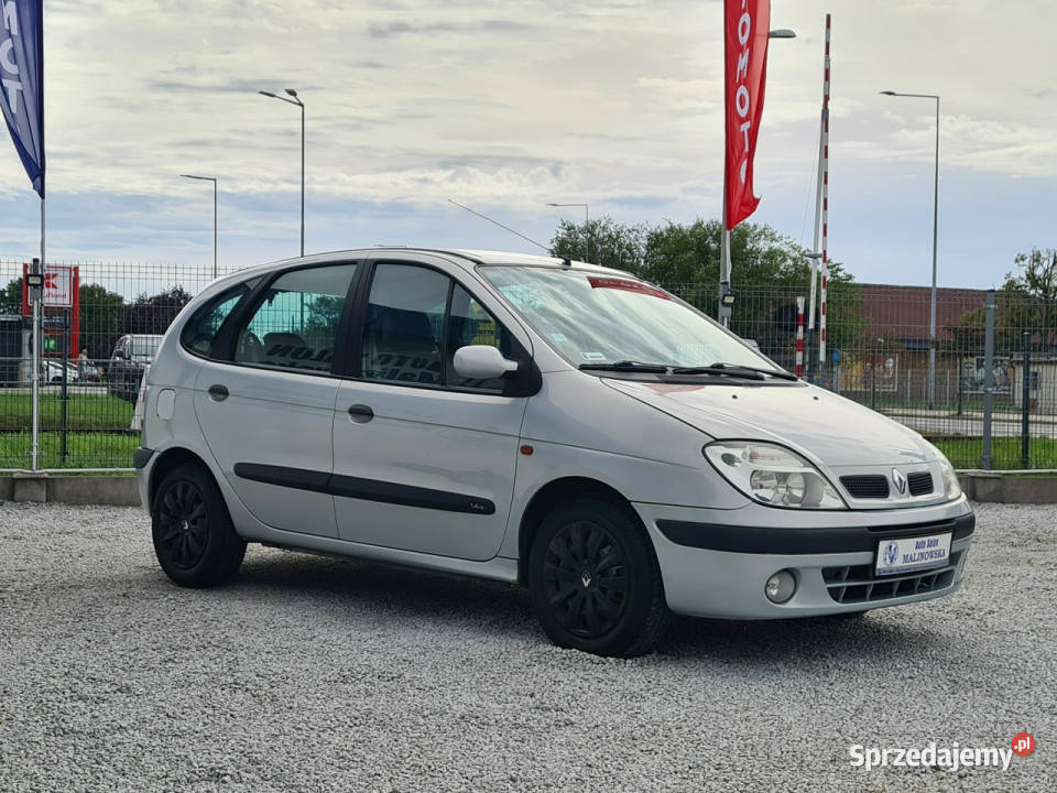Renault Scenic Benzyna Klimatyzacja ElSzyby Zarejestrowany w Polsce wielkopolskie Wągrowiec